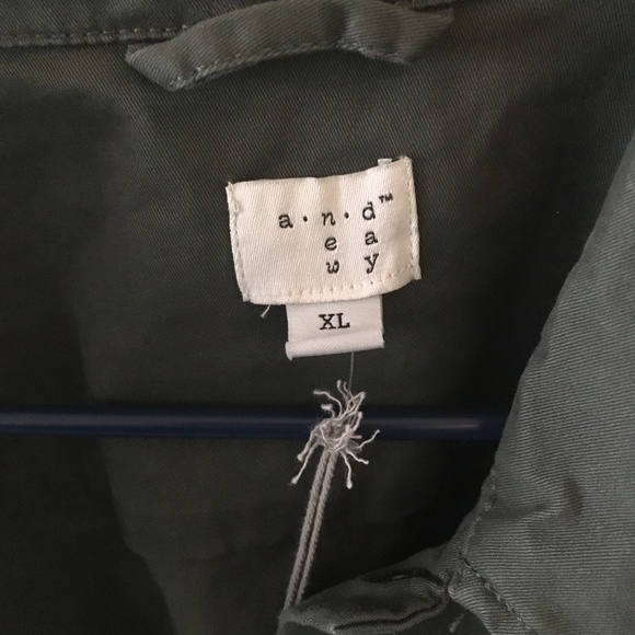 XL A New Day Olive  Military Jacket - Picture 3 of 6